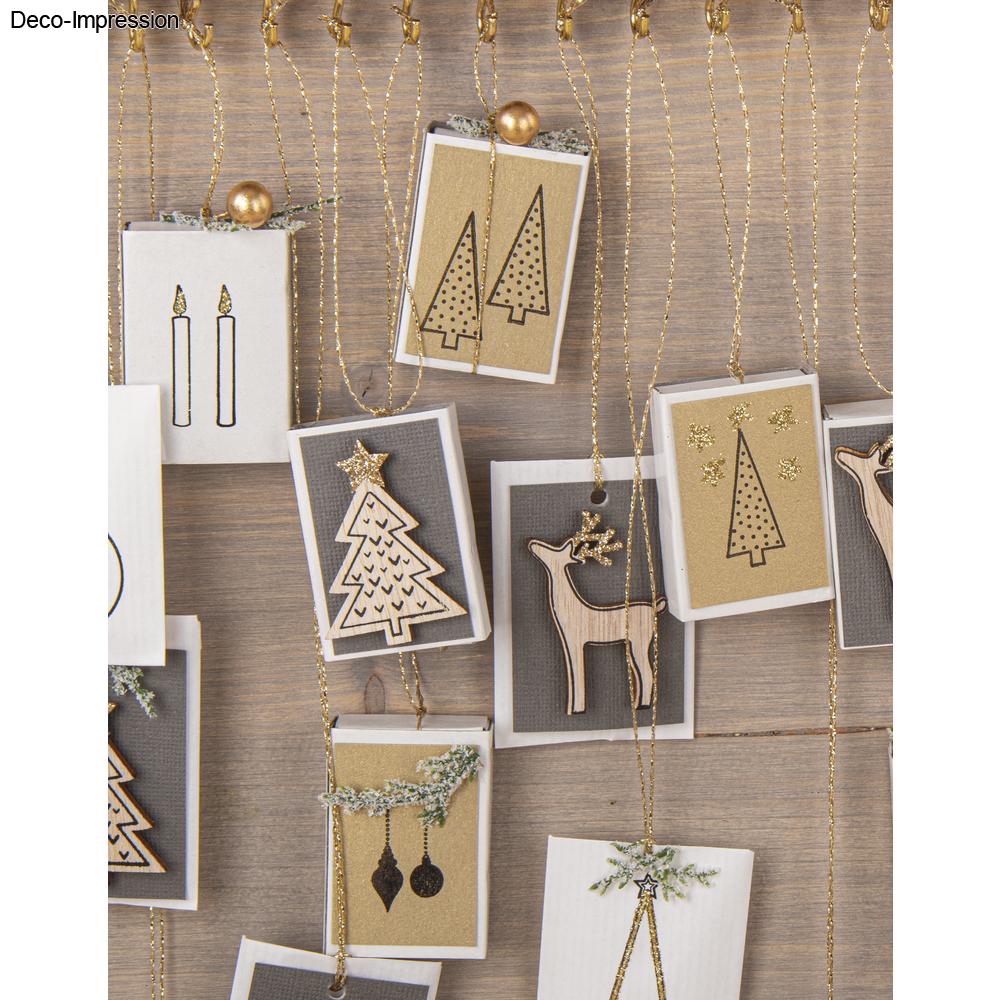 Miniatures Sapins et cerfs