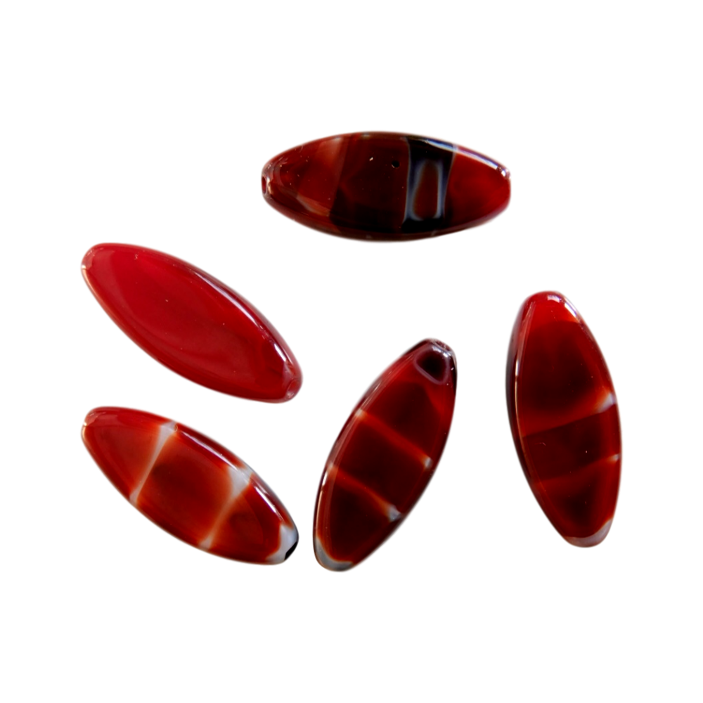 Olive plate 20 mm Bordeaux