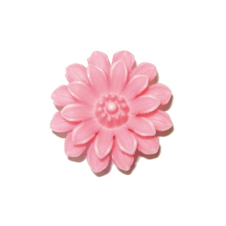 Fleur en résine à coller 23 mm
