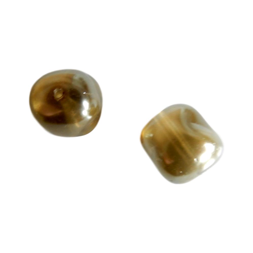 Cube 13 mm Olive lustré