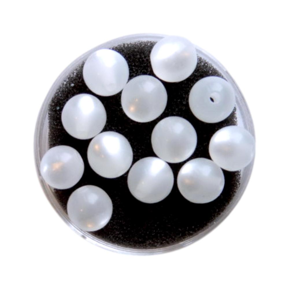 Boule Polaris 8 mm Blanc