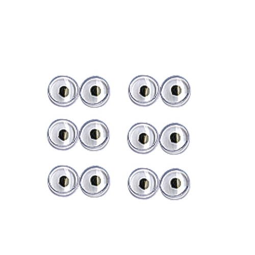 Yeux pupille mobile 6 mm