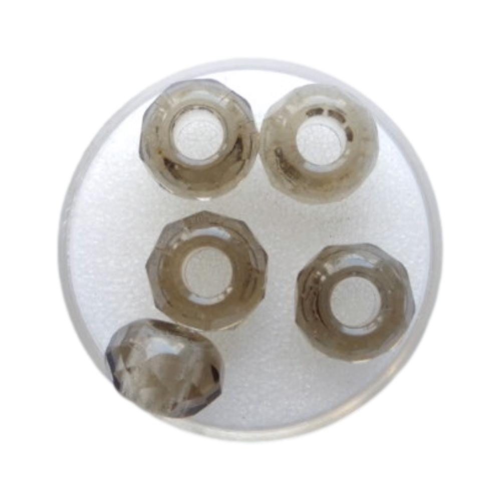 Rondelle 12 mm Gris