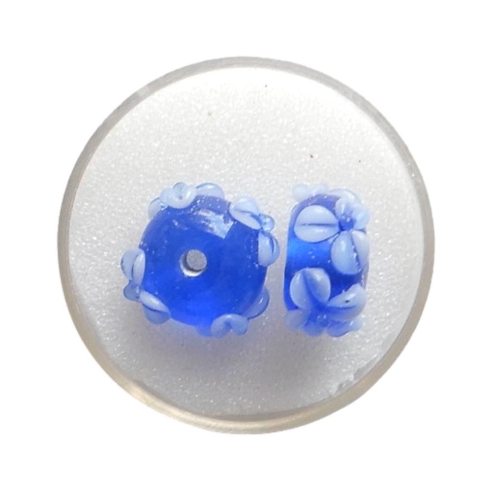 Rondelle 18 mm Bleu