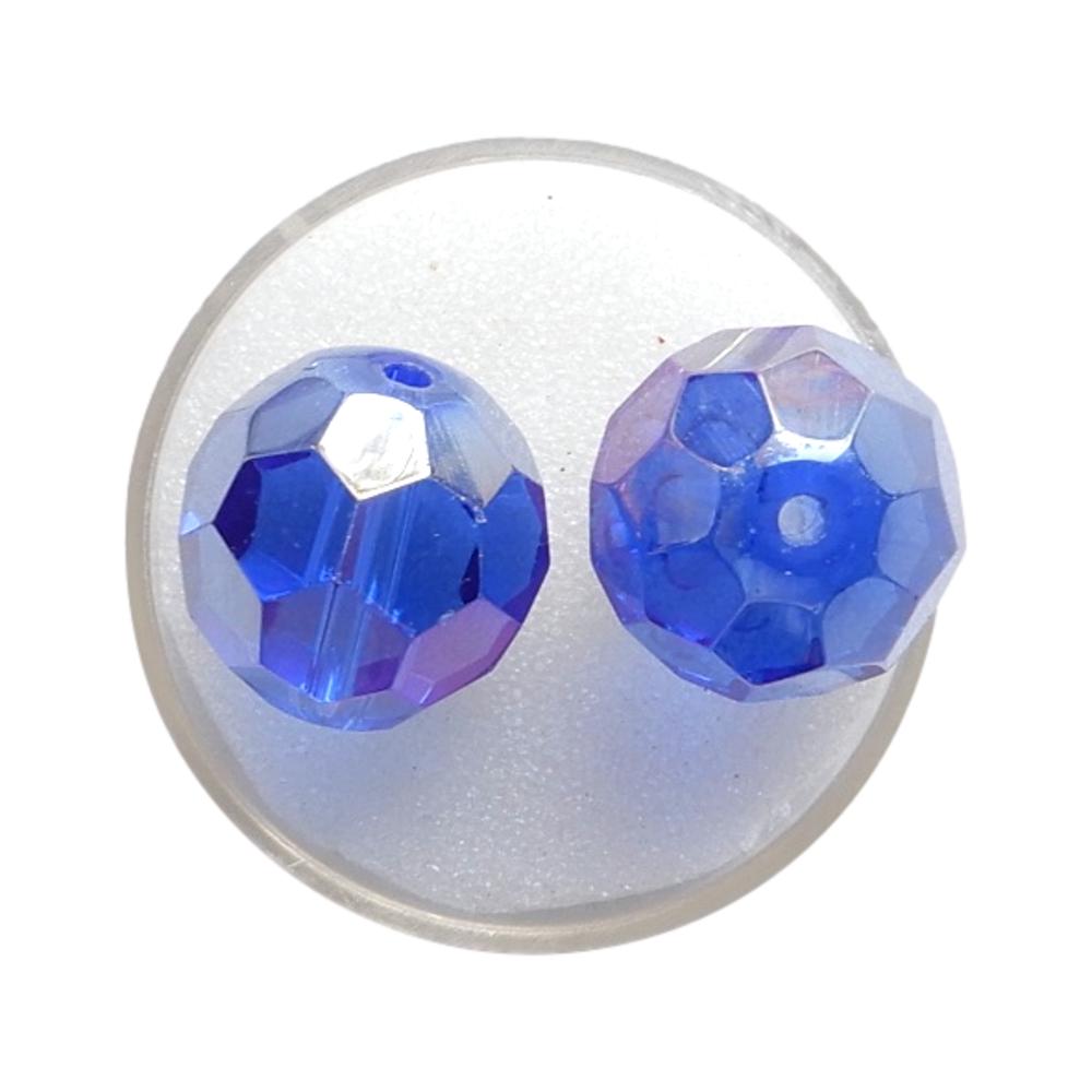 Boule 18 mm Bleu AB