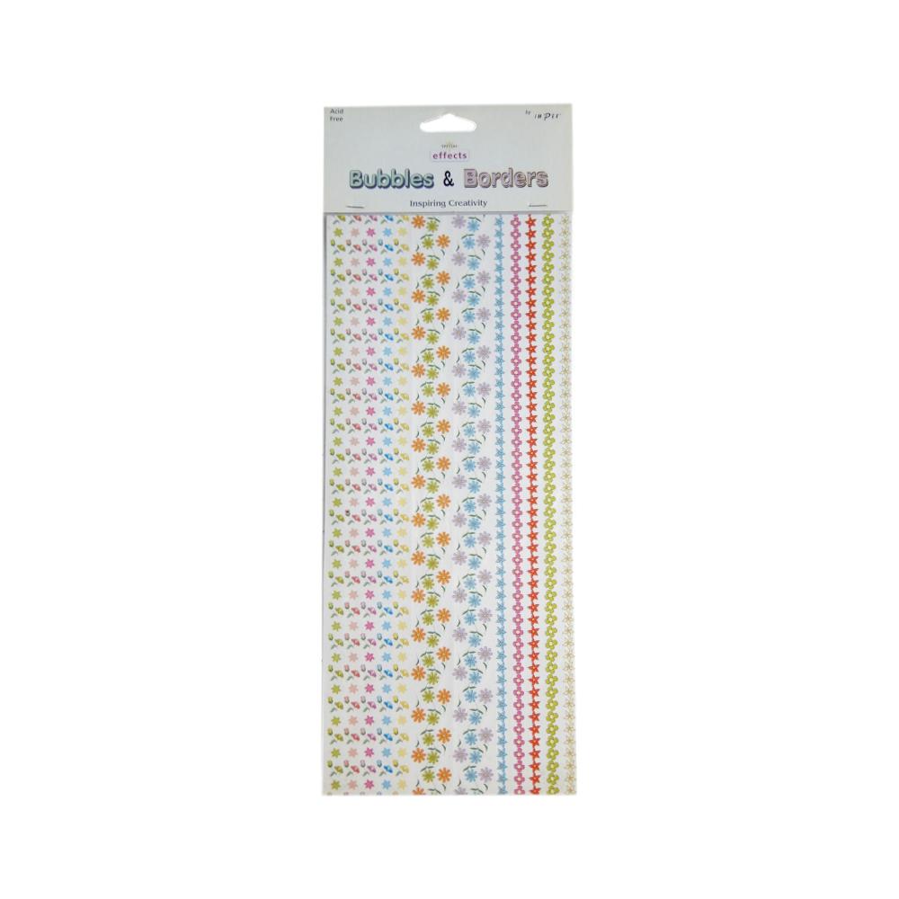 Bulles et bordures Fleurs