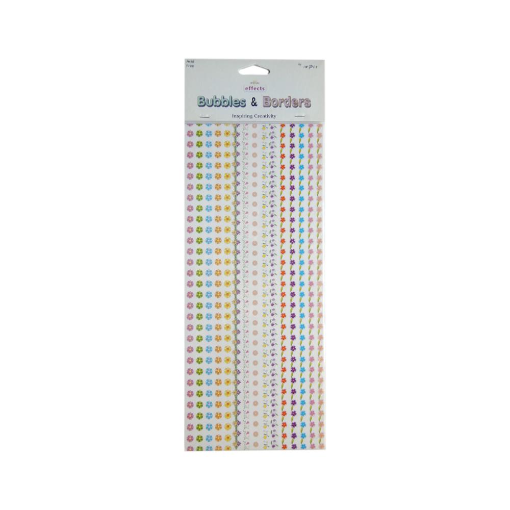 Bulles et bordures Fleurs