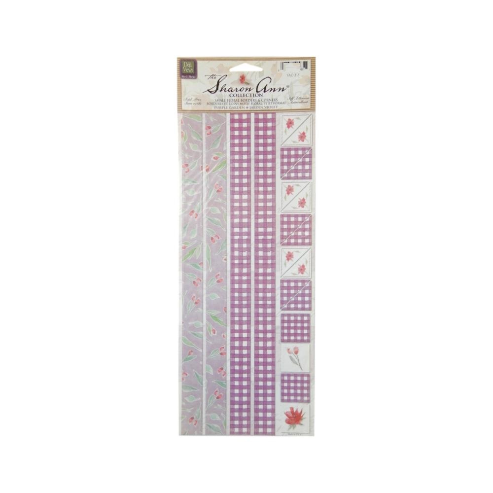Bordures et coins Jardin violet