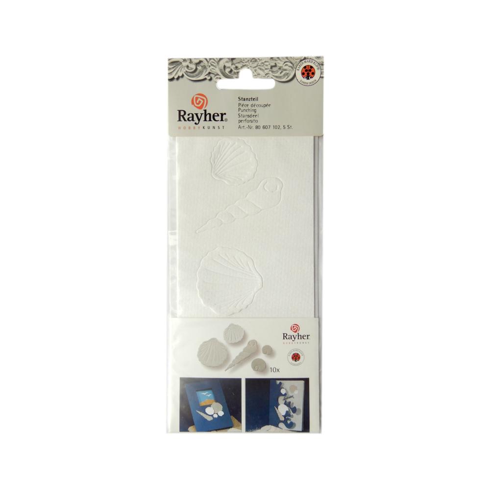 Pièce découpée coquillages